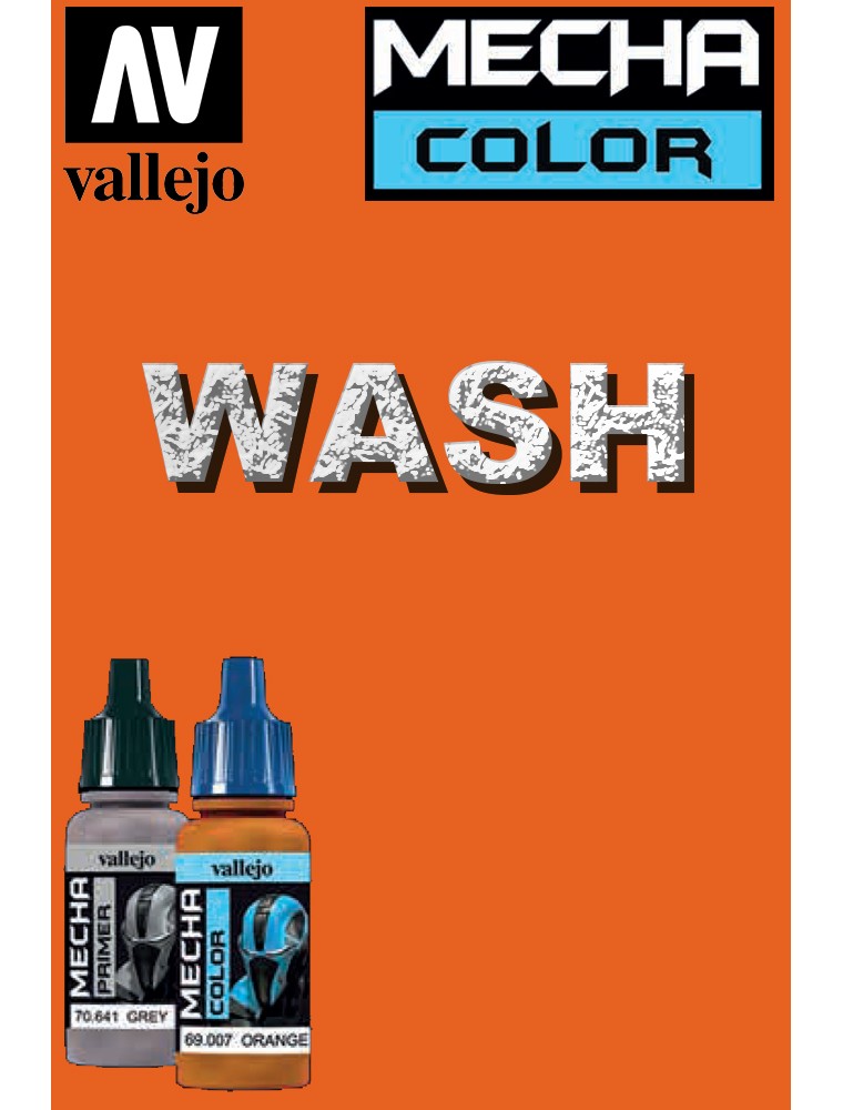 VALLEJO MECHA COLOR DARK RUST WASH 69507 COLORI VALLEJO