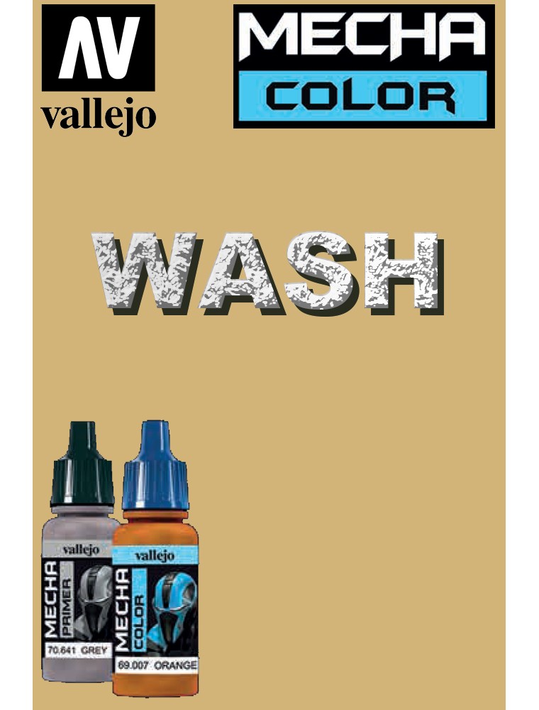 VALLEJO MECHA COLOR DESERT DUST WASH 69522 COLORI VALLEJO