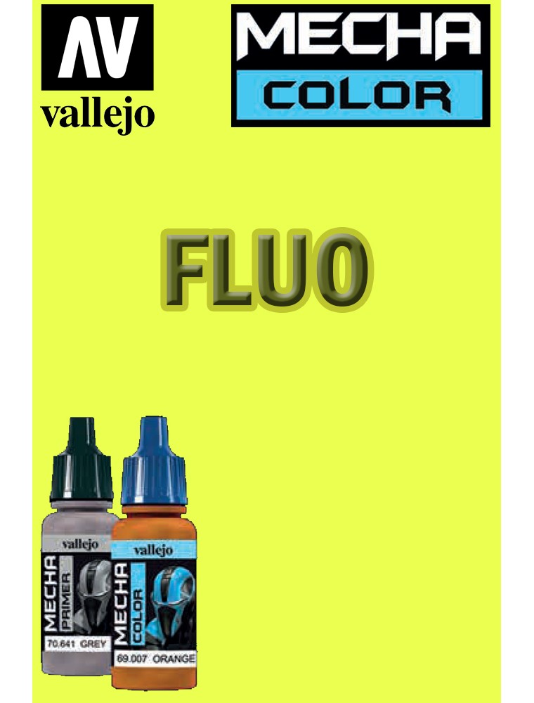 VALLEJO MECHA COLOR YELLOW FLUORESCENT 69054 COLORI VALLEJO