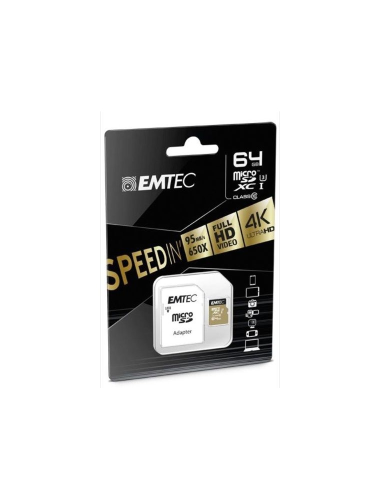 MICROSDHC 64GB CLASS10 SPEEDIN MEMORY CARD/HARD DISK CONSOLE - MEMORIE