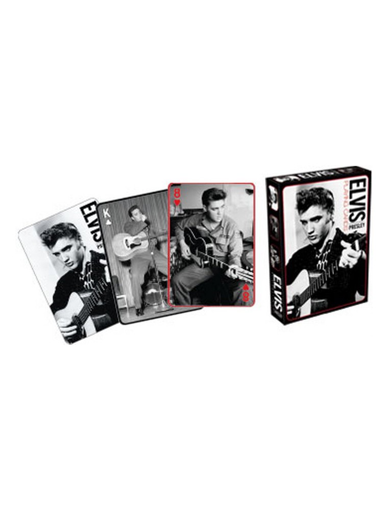 AQUARIUS ENT ELVIS PLAYING CARDS -B&W- CARTE DA GIOCO