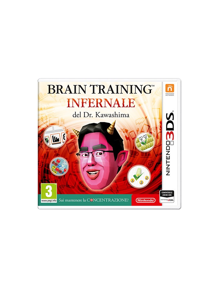 BRAIN TRAINING INFERNALE DOTT.KAWASHIMA CASUAL GAME - NINTENDO 3DS