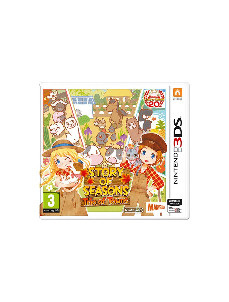 STORY OF SEASONS TRIO TOWNS SIMULAZIONE - NINTENDO 3DS