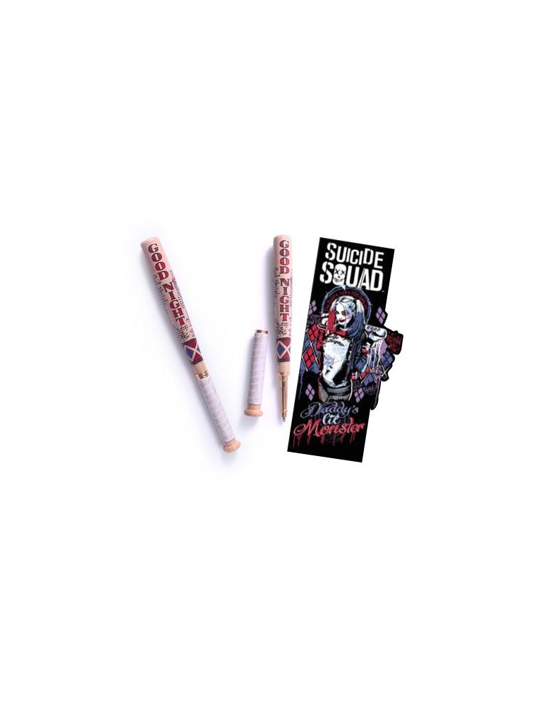 Penna Segnalibro Mazza Baseball Harley Quinn Suicide Squad Noble Collection