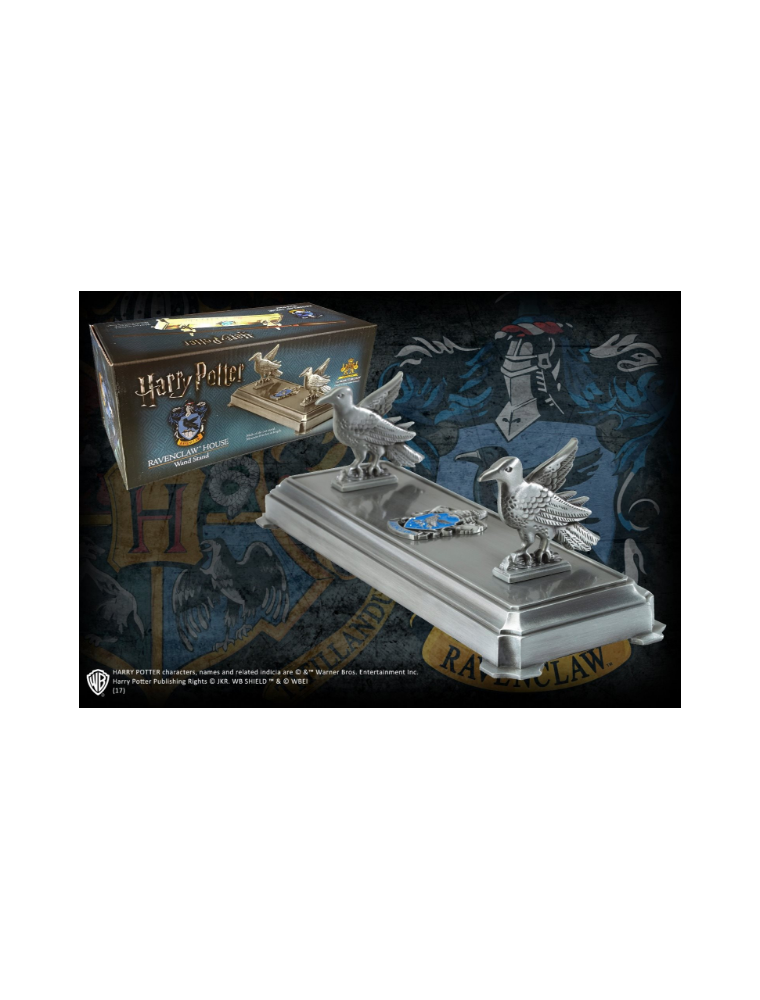 Harry Potter Porta Bacchetta Con Stemma Corvonero 20 x 7 x 7 cm Noble Collection