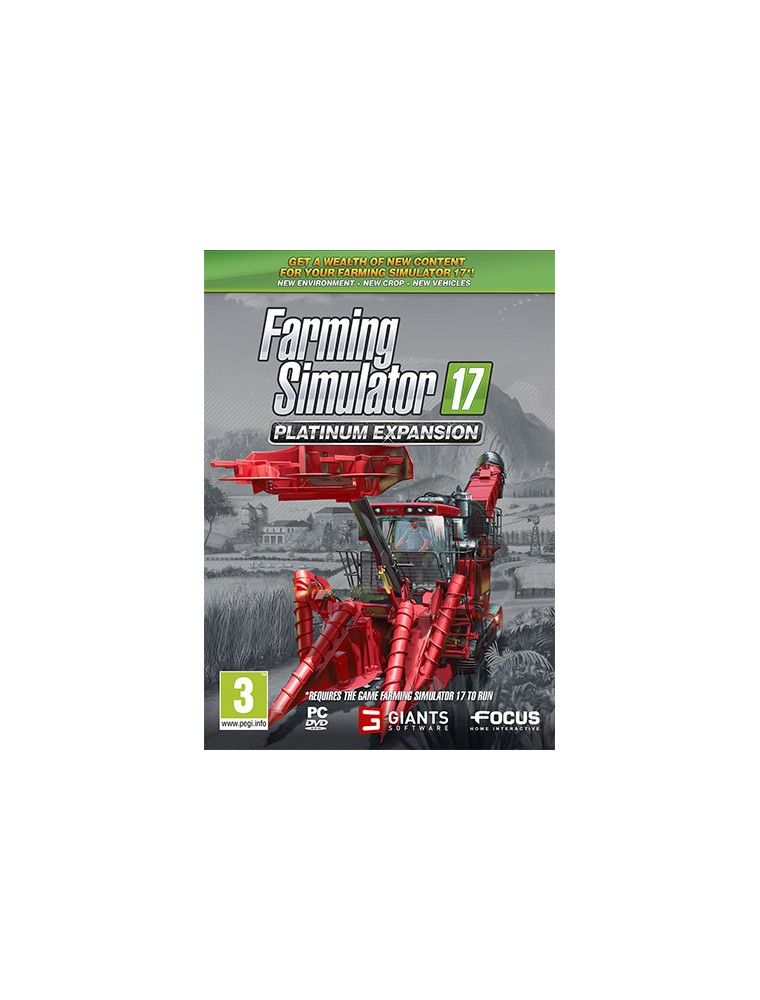 FARMING SIMULATOR 17 PLATINUM EXPANSION SIMULAZIONE - GIOCHI PC