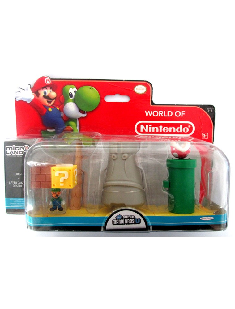 Micro Figura Nintendo Playset Luigi Figures - Action