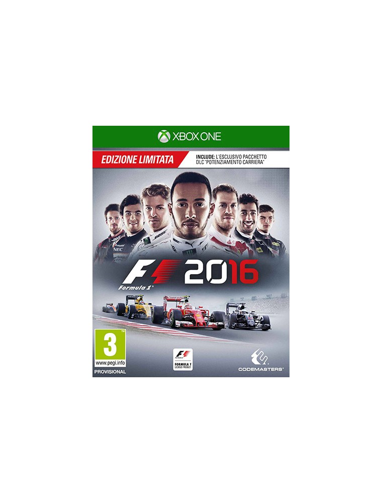 F1 2016 LIMITED ED. GUIDA/RACING - XBOX ONE