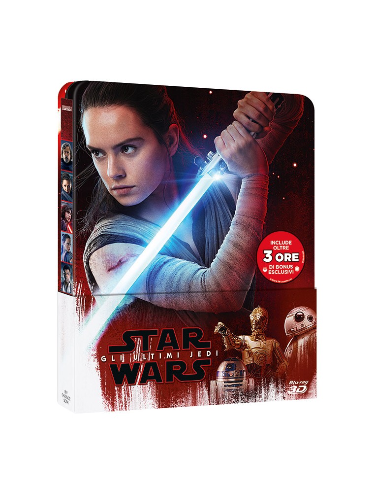 STAR WARS: GLI ULTIMI JEDI STEELBOOK (3D FANTASCIENZA - BLU-RAY