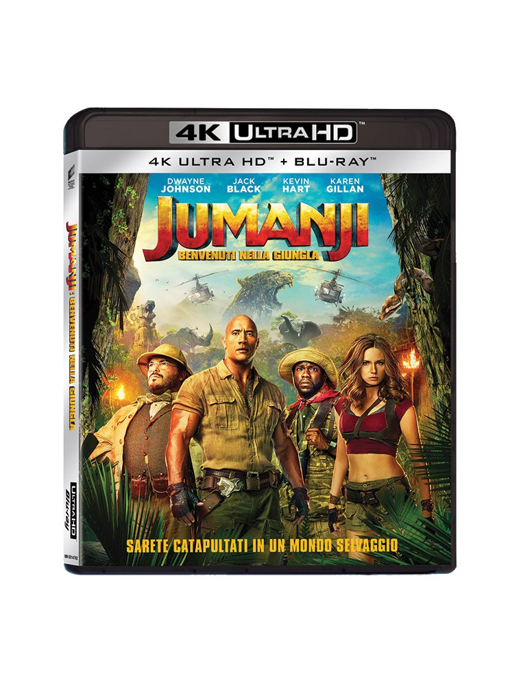 JUMANJI: BENVENUTI NELLA GIUNGLA 4K UHD AVVENTURA - BLU-RAY