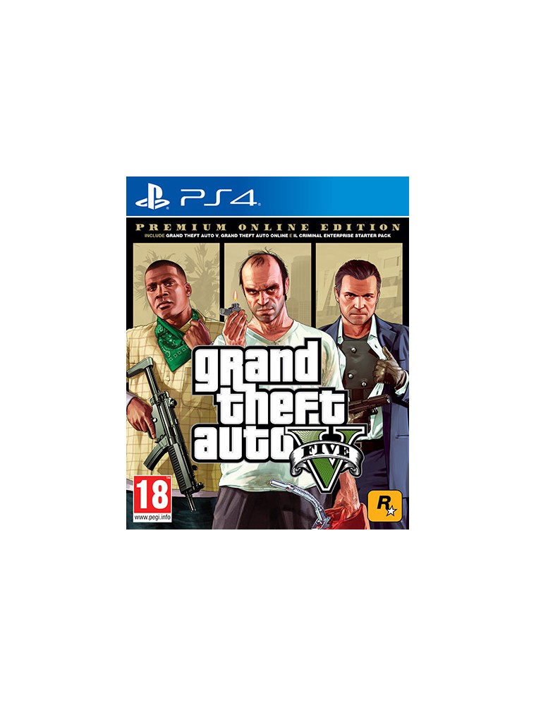 GRAND THEFT AUTO V PREMIUM ONLINE ED. AZIONE - PLAYSTATION 4