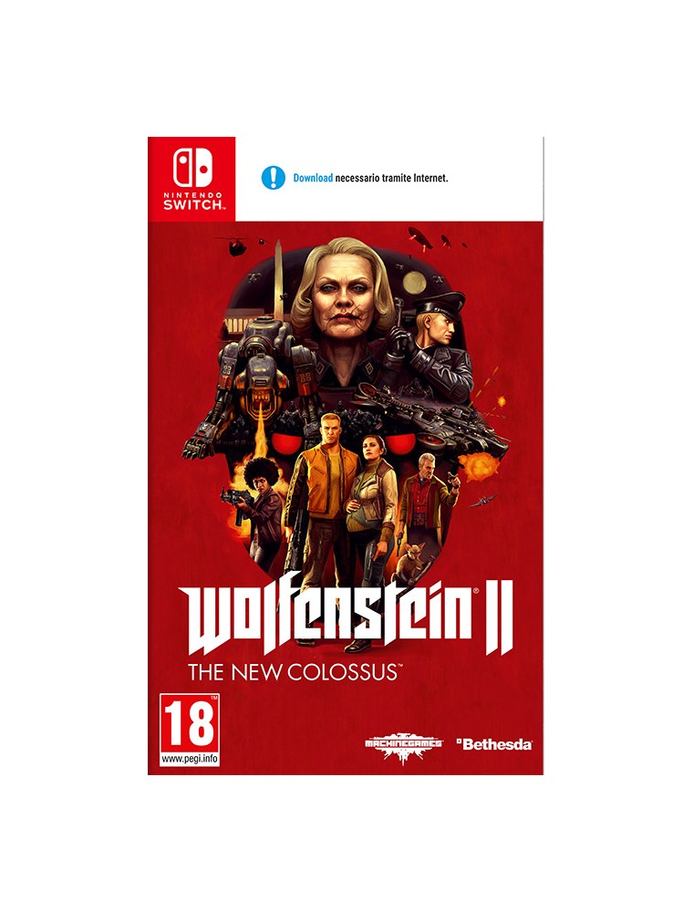 WOLFENSTEIN 2: THE NEW COLOSSUS SPARATUTTO - NINTENDO SWITCH