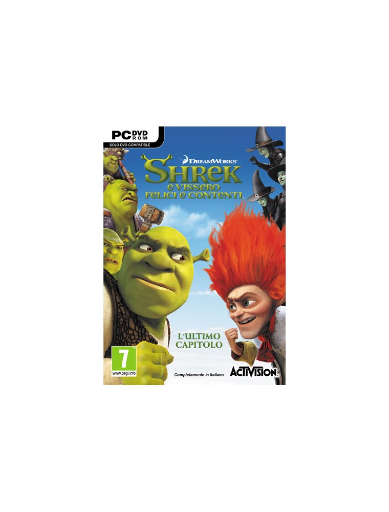 SHREK 4 - E VISSERO FELICI CONTENTI AVVENTURA GIOCHI PC