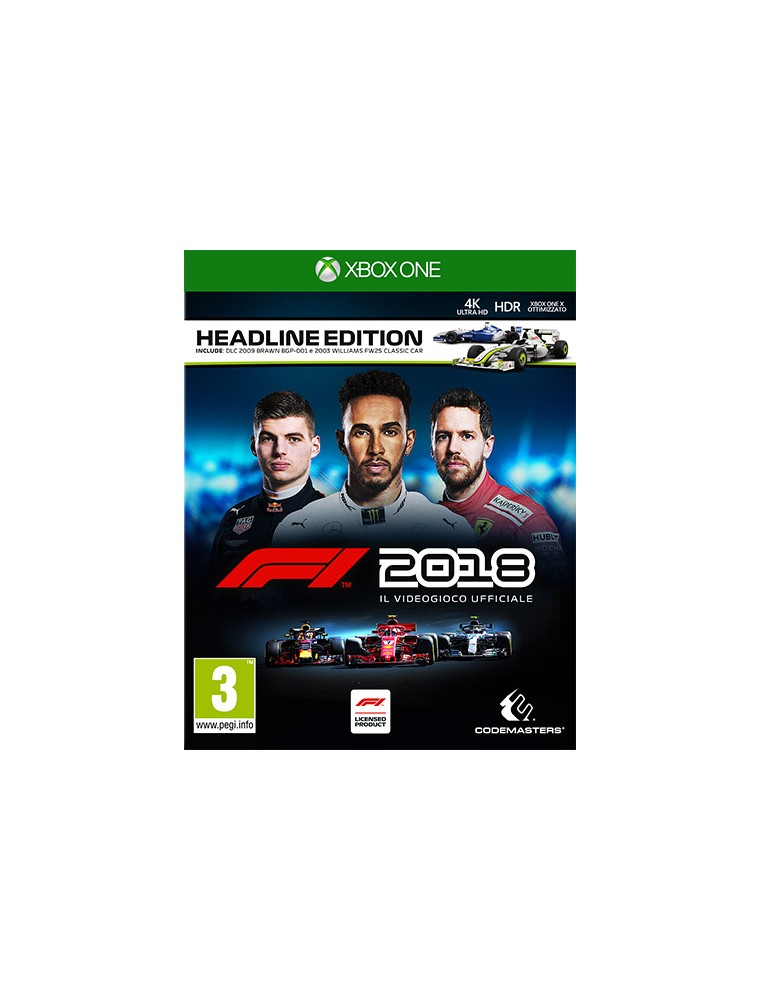 F1 2018 - HEADLINE EDITION GUIDA/RACING XBOX ONE