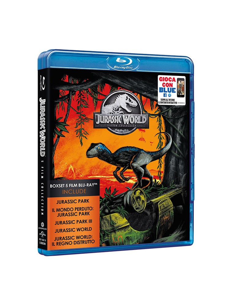 JURASSIC 5 - MOVIE COLLECTION (5 DISCHI) AZIONE BLU-RAY