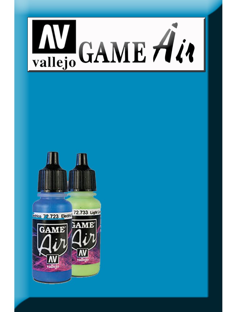 VALLEJO GAME AIR ELECTRIC BLUE 72723 COLORI VALLEJO