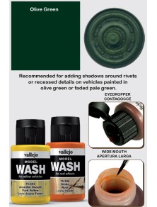 VALLEJO MODEL WASH OLIVE...