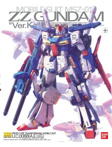 GUNDAM MASTER GRADE MG MODEL KIT ZZ VER KA 1/100 MODEL KIT BANDAI