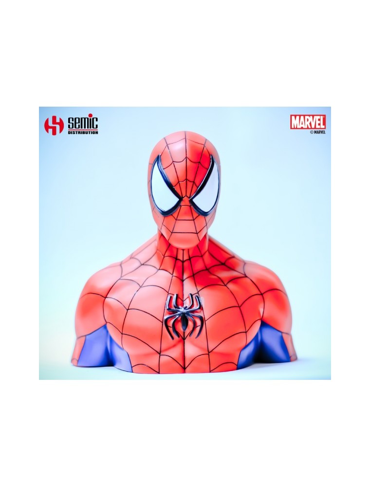 Spider-man Salvadanaio Busto Spider-man Deluxe Uomo Ragno Semic