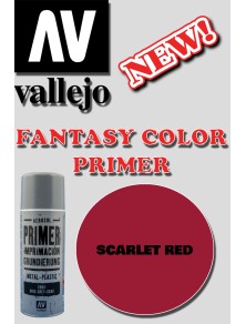 VALLEJO FANTASY COLOR PRIMER SCARLET RED 28016 COLORI VALLEJO