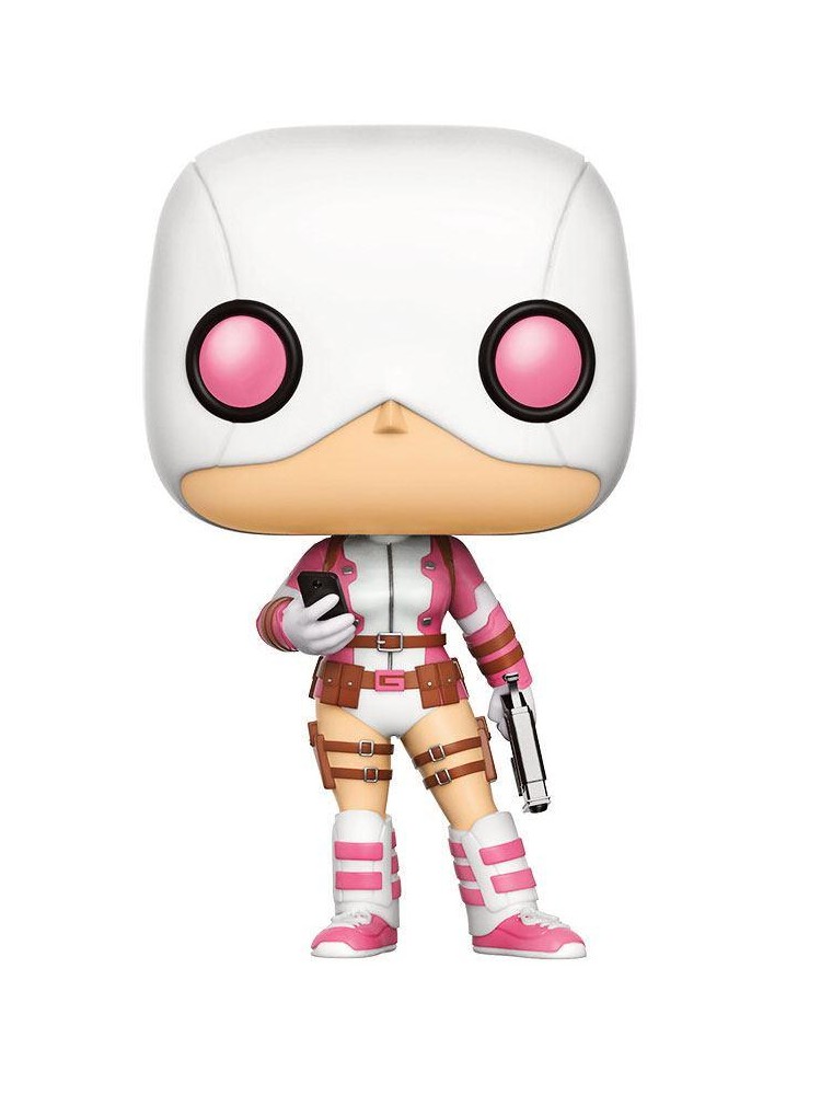 Marvel Funko POP Vinile Figura Gwenpool Mascherata con Pistola 9 cm