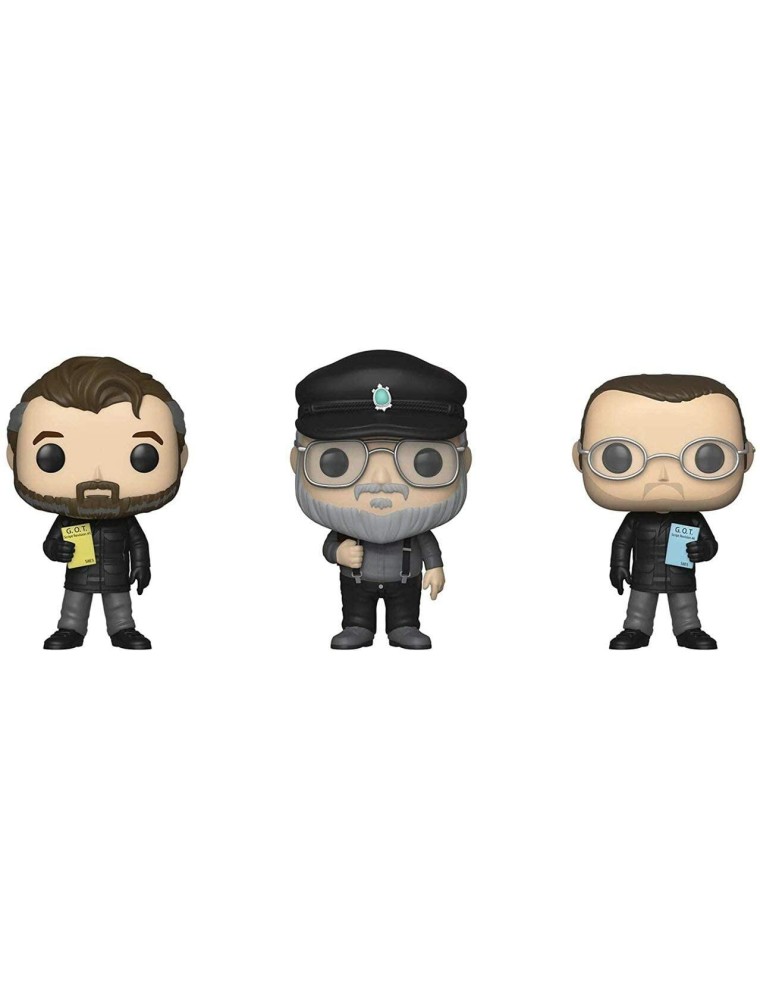 Il Trono Di Spade Funko Pop Serie Tv Vinile 3 Figure I Creatori 9 Cm Eclusiva