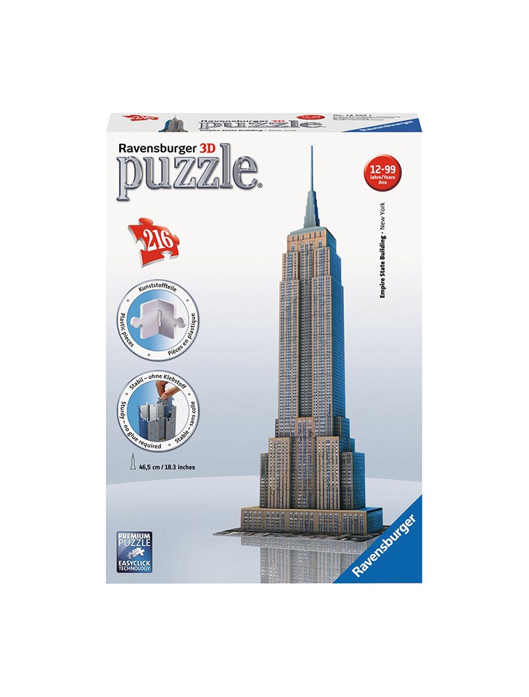 RAVENSBURGER: 3D EMPIRE STATE BUILDING PUZZLE