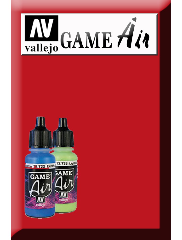 VALLEJO GAME AIR PRIMER PURE RED 70624 COLORI VALLEJO