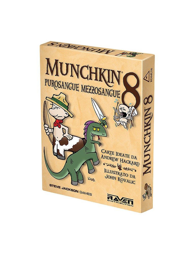 MUNCHKIN 8 - PUROSANGUE MEZZOSANGUE GIOCHI DA TAVOLO TAVOLO/SOCIETA'