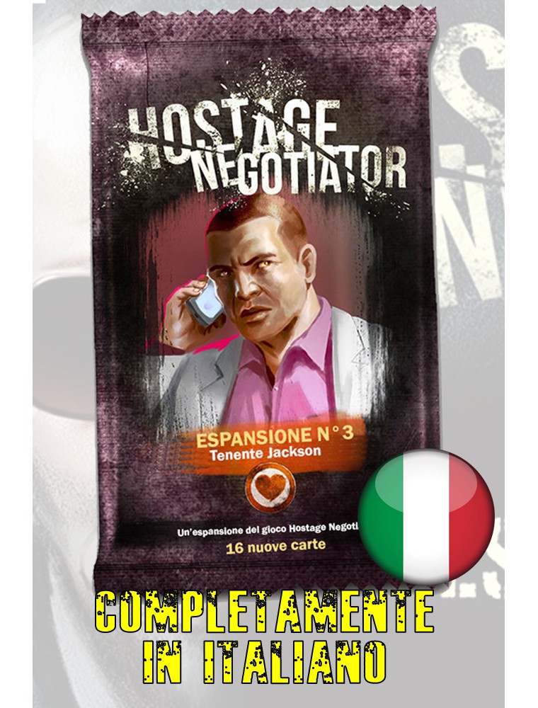 DO NOT PANIC GAMES HOSTAGE NEGOTIATOR Esp.3 TENENTE JACKSON GIOCO DA TAVOLO