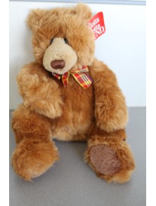 GUND - Peluche Orsetto marrone con fiocco Snoodles 25cm