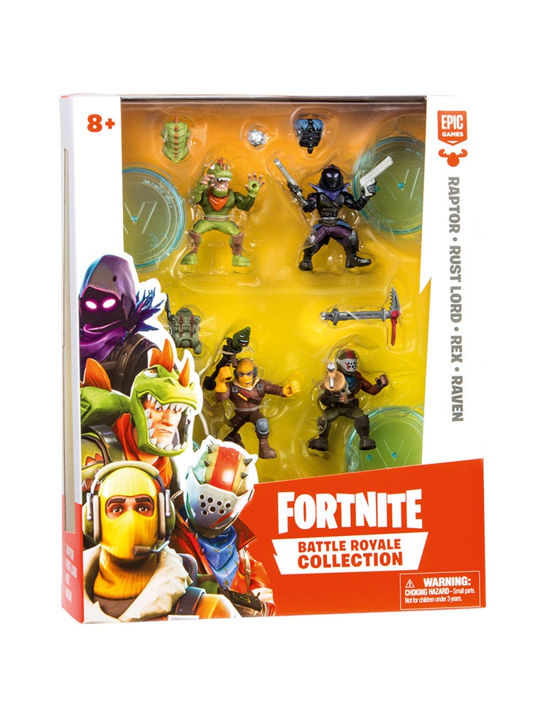 FORTNITE 4 PERSONAGGI SQUAD PACK - ACTION FIGURES