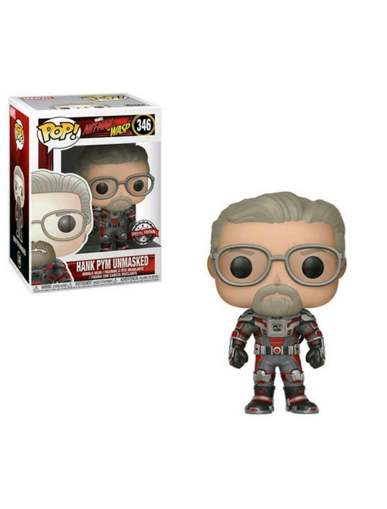 Ant-Man & The Wasp Funko POP Marvel Vinile Figura Hank Pym no maschera Edizione Speciale 9cm