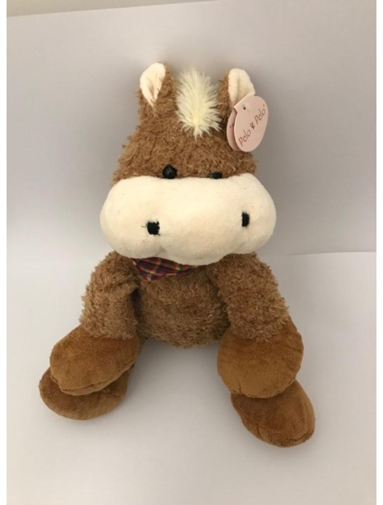 PELO & PELO - Peluche Cavallo morbido 30cm