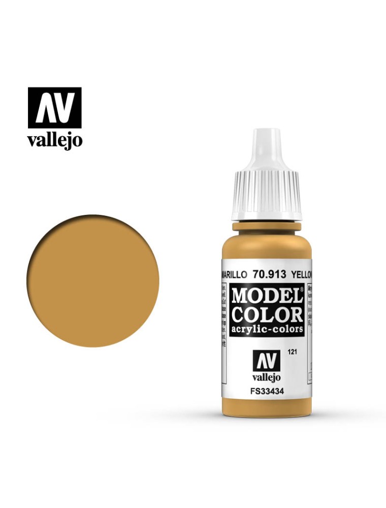 VALLEJO MC 121 YELLOW OCHRE 70913 COLORI VALLEJO