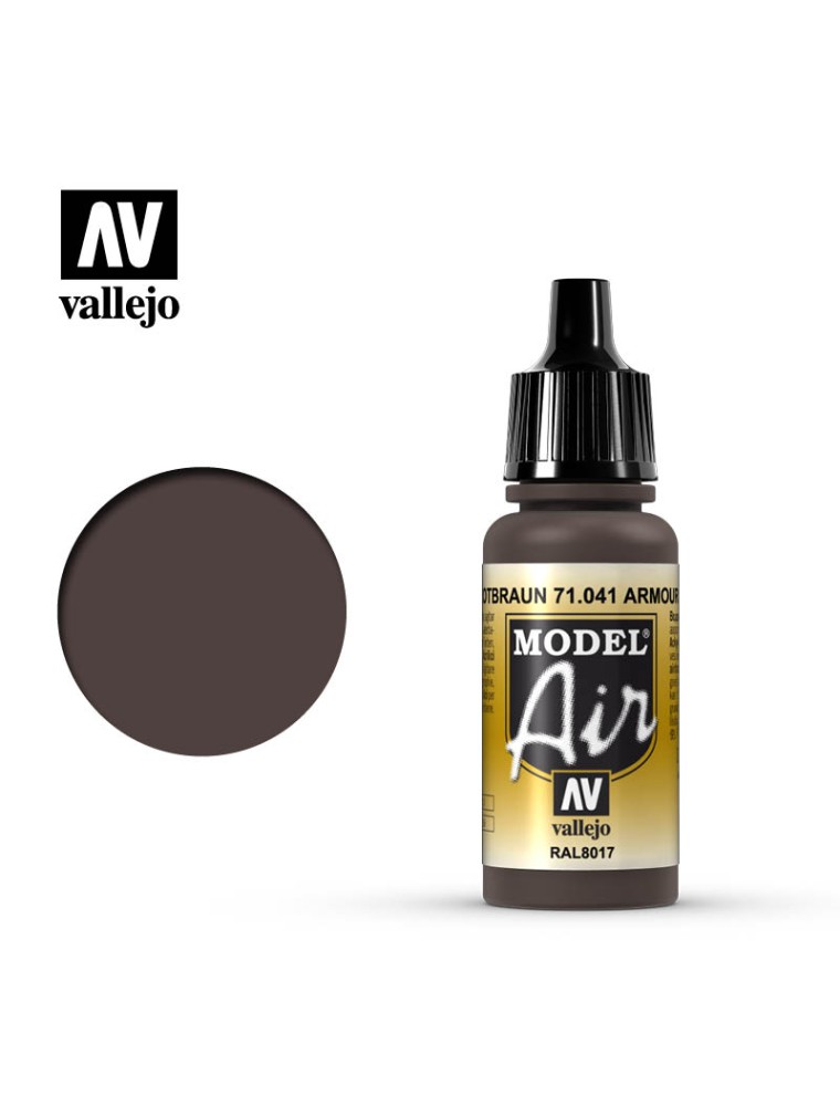 VALLEJO MODEL AIR ARMOUR BROWN 71041 COLORI VALLEJO