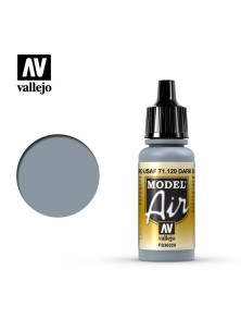 VALLEJO MODEL AIR DARK GHOST GREY 71120 COLORI VALLEJO