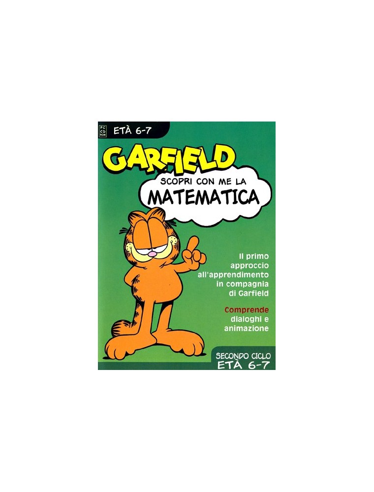 GARFIELD - MATEMATICA 6 -7 ANNI EDUCATIVO GIOCHI PC