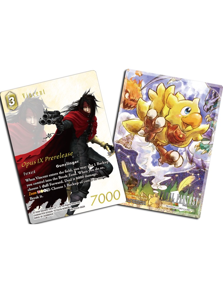 SQUARE ENIX FFTCG OPUS IX PRE RELEASE KIT GIOCO DA TAVOLO