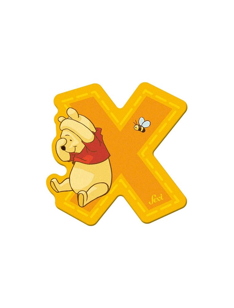 Trudi Sevi 82782 - Winnie The Pooh Letteraa X Adesiva 7 Cm