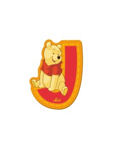 Trudi Sevi 82768 - Winnie The Pooh Letteraa J Adesiva 7 Cm