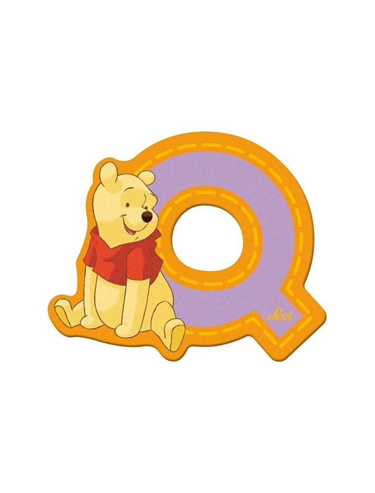 Trudi Sevi 82775 - Winnie The Pooh Letteraa Q Adesiva 7 Cm