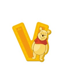 Trudi Sevi 82780 - Winnie The Pooh Letteraa V Adesiva 7 Cm