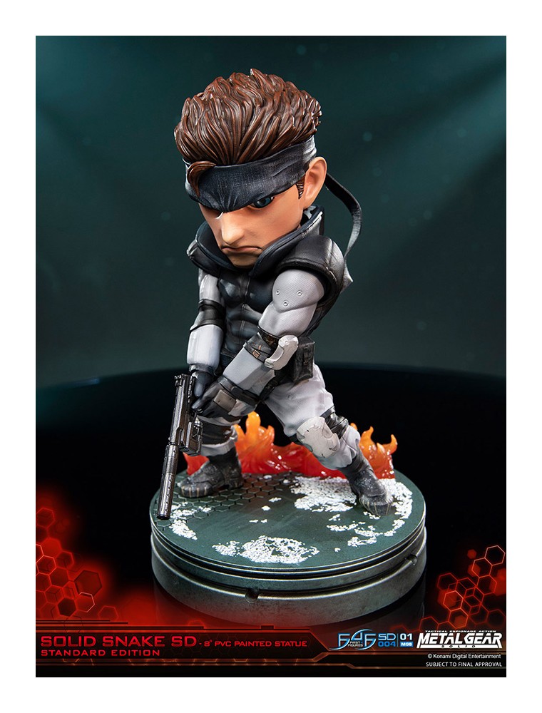 FIRST4FIGURES MGS SOLID SNAKE SUPERDEFORMED ST STATUA