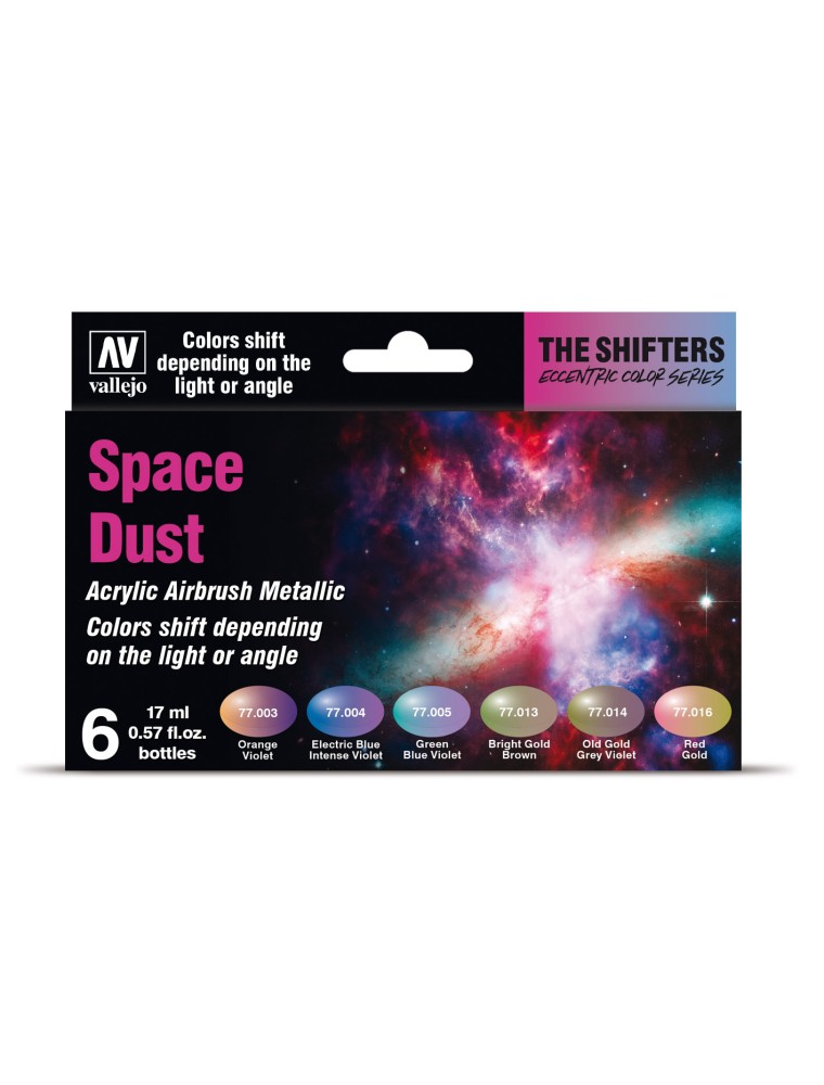 VALLEJO COLORSHIFT SPACE DUST SET 77091 COLORI VALLEJO