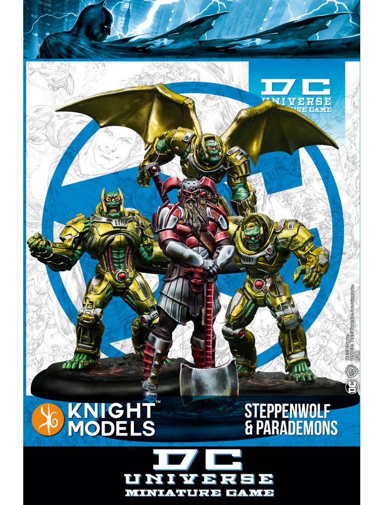 KNIGHT MODELS DCUMG STEPPENWOLF & PARADEMONS WARGAME