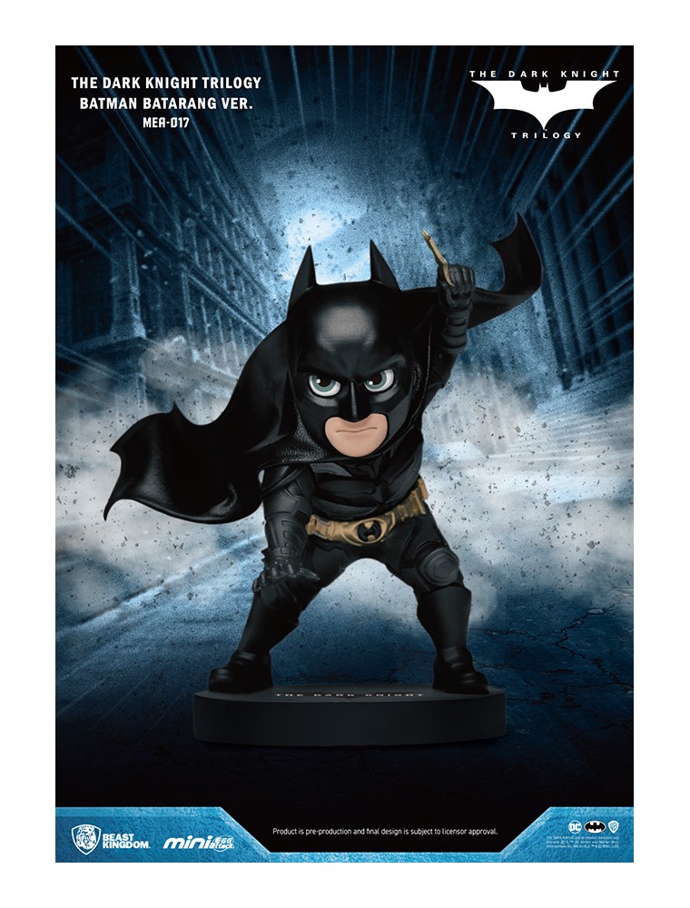 Batman Statua Batman Con Batarang Figura 8 Cm Mini Uova Beast Kingdom