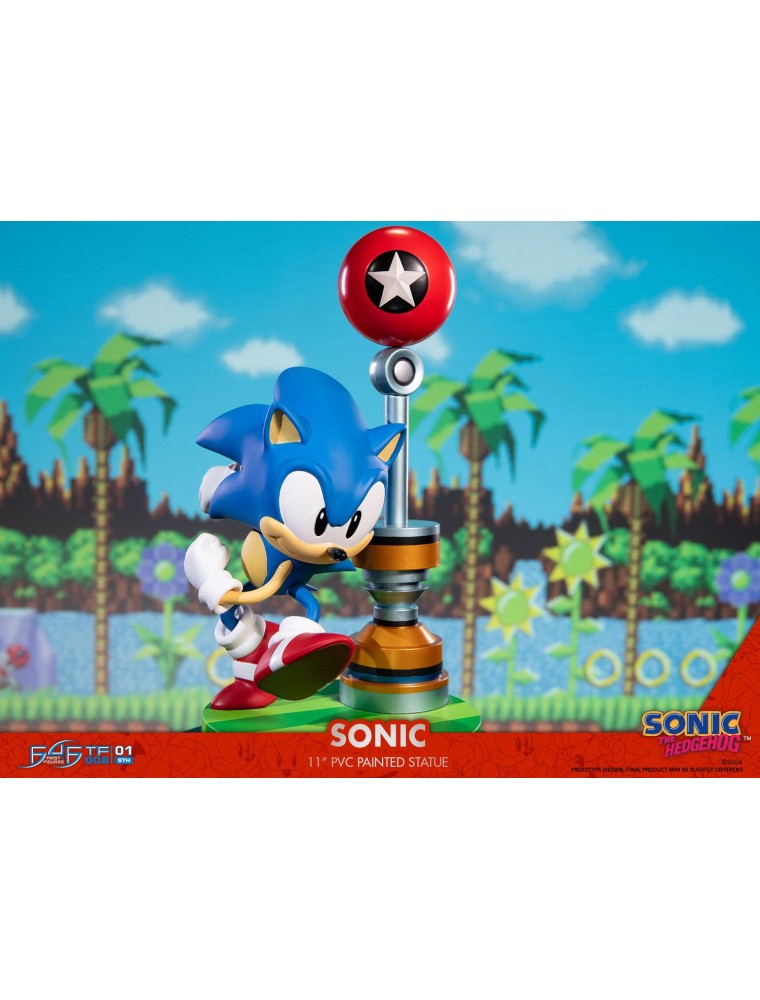 The Sonic Statua Sonic Il Riccio 28 cm Figura Pvc First4figures