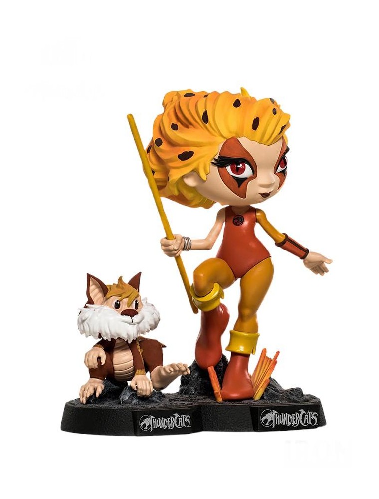 IRON STUDIO THUNDERCATS CHEETARA & SNARF MINICO FIGURA