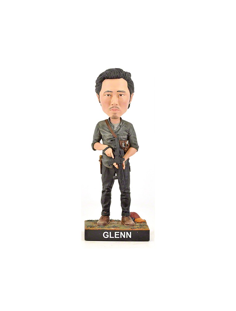 ROYAL BOBBLES THE WALKING DEAD GLENN BOBBLEHEAD HEADKNOCKER